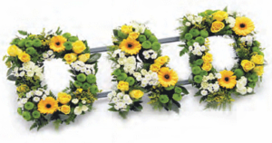 Dad tribute- yellow, white and green