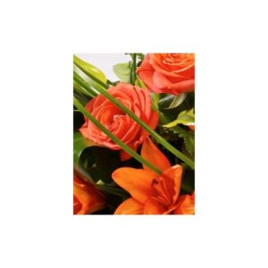 rose-lily-spray orange
