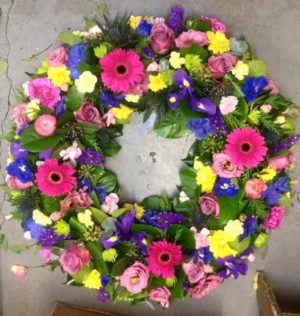 Wreath made to florists choice